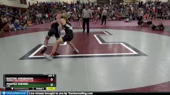 S-10 lbs Quarterfinal - Martez Sheard, Law vs Easton Jorgenson, Waverly Area Wrestling Club