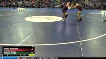 182 lbs Cons. Round 1 - Robert Garza, Grand Forks Central vs James Bozovsky, Dickinson