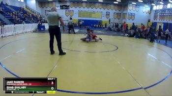 138 lbs Round 1 (8 Team) - Ehab Shalaby, Attack WC vs Jake Parker, Panhandle Gator Dogs