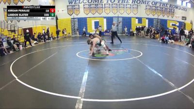 215 lbs Semifinals (8 Team) - Landon Slater, Suwannee vs Jordan Peralez, St. John Neumann