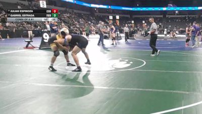 138 lbs Consi Of 8 #1 - Julian Espinoza, Cerritos (SS) vs Gabriel Estrada, Frontier (CS)