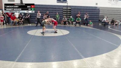 70 lbs Cons. Round 2 - Lincoln Casey, Oakley Hornets Wrestling Club Inc. vs Bennett Gholson, Lions Youth Wrestling