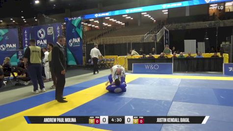 Justin Kendall Bakal vs Andrew Paul Molina 2025 Pan Jiu Jitsu IBJJF Championship