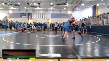 285 lbs Champ. Round 1 - Franco Claudio, St. Andrew`s Episcopal School vs Hunter Childers, North Pontotoc High School