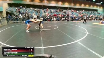 175 lbs Cons. Round 4 - Hunter Casteel, Nevada Union vs Jeffrey Heaton, Carson