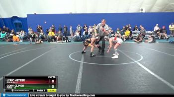 84 lbs Round 9 (10 Team) - Lyric Hetzer, Death Sq vs Cory Climer, Forge