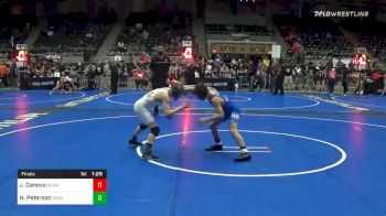 84 lbs Final - Joey Canova, Badwc vs Haakon Peterson, Sebolt Wrestling Academy