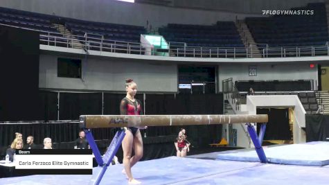 Carla Ferzoco Elite Gymnastic Acad - Beam - 2022 Elevate the Stage Huntsville presented by SportsMED & Crestwood