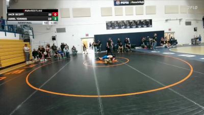 105 lbs Semifinal - Jace Scott, Riverton Middle School vs Abiel Torres, Lovell Middle School