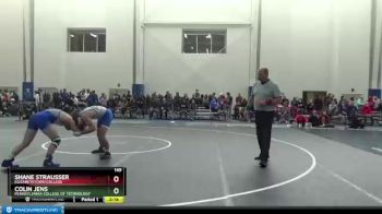 149 lbs Cons. Round 1 - Shane Strausser, Elizabethtown College vs Colin Jens, Pennsylvania College Of Technology