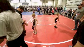 52 lbs Quarterfinal - Levi Murr, Hilldale Youth Wrestling Club vs Hudson Vanover, Salina Wrestling Club