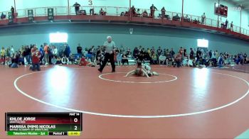 109 lbs Cons. Round 4 - Khloe Jorge, Unattached vs Marissa (Mimi) Nicolas, Rhyno Academy Of Wrestling