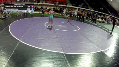 138 lbs 1st Place Match - Quenten Halverson, Alaska vs Efrain Rivera, South Carolina