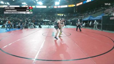 5A 175 lbs Cons. Round 2 - Paden Hinds, Sandpoint vs Jaxson Rosti, Middleton