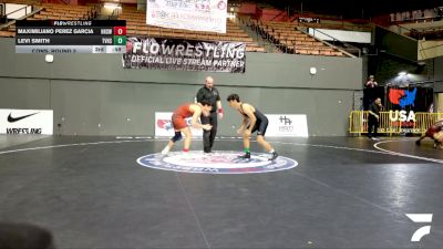 Junior Boys - 150 lbs Cons. Round 2 - Jordan Anaya, Wright Wrestling Academy vs Kolin De La Fuente, Ground Creatures Wrestling