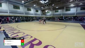 98/106 Cons. Round 2 - Teedin Humble, Belle Fourche Broncs vs Maddon Odland, Redfield Wrestling