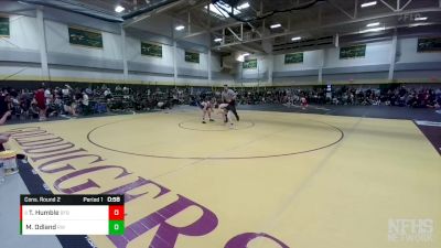 98/106 Cons. Round 2 - Teedin Humble, Belle Fourche Broncs vs Maddon Odland, Redfield Wrestling