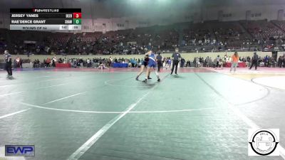 118 lbs Round Of 32 - Haylie Miller, Harrah vs Jersey Yanes, Deer Creek Wrestling