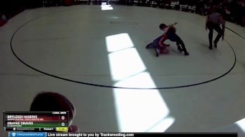 15 lbs Cons. Semi - Drayke Draves, GI Grapplers vs Bryleigh Haskins, Adams Central Youth Wrestling