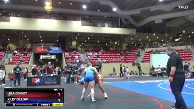 170 lbs Round 2 - Lela Conley, TX vs Kiley Dillow, KS