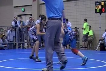 95lbs JUSTIN ALLEN GA vs TODD PERRY JR FL