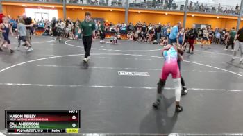75 lbs Champ. Round 1 - Cali Anderson, Summerville Takedown vs Mason Reilly, West Wateree Wrestling Club