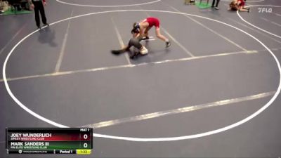 110 lbs Champ. Round 2 - Joey Wunderlich, Simley Wrestling Club vs Mark Sanders Iii, MN Elite Wrestling Club