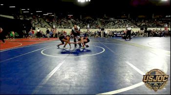 98 lbs Quarterfinal - Kylee Ooton, Prodigy Elite Wrestling vs Kalia Morris, Harrah Little League Wrestling