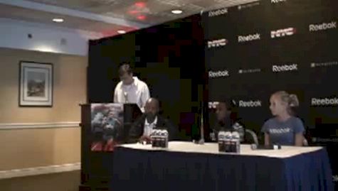 Press Conference Tirunesh Dibaba and Kim Smith - 2009 Reebok Grand Prix