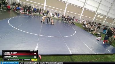 77 lbs Cons. Round 5 - Oakley Crain, Deer Park Ironman WC vs Jordy Smart, Ravage WC