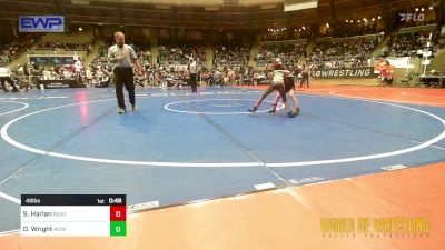 49 lbs Round Of 16 - Skyler Harlan, Ready RP Nationals vs Drake Wright, Williamson Country Wrestling Club