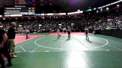 110 lbs Quarterfinal - Mason Whipkey, TWM1 vs Johnathan Tharp, STC2