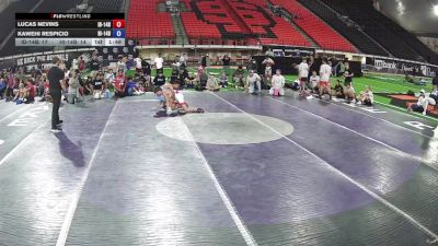 130 lbs Lucas Nevins, Idaho 14U Boys vs Kawehi Respicio, Hawaii 14U Boys
