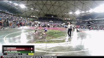 82 lbs Cons. Round 2 - Carter Hedden, Mat Rats Rebooted Wrestling vs Cy Contreras, Anacortes Hawkeyes Wrestling Club