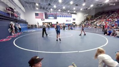 100 lbs Champ. Round 1 - Coy Robertson, Wheatland vs Matthieu Leon, CY Middle School