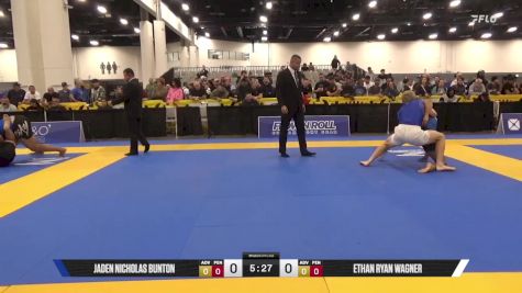 Ethan Ryan Wagner vs Jaden Nicholas Bunton 2025 World IBJJF Jiu-Jitsu No-Gi Championship