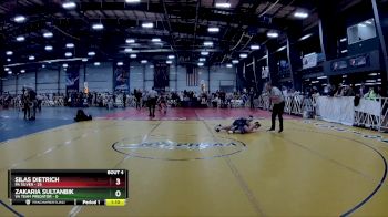 92 lbs Rd# 2 10:30am Friday - Silas Dietrich, PA Silver vs Zakaria Sultanbik, VA Team Predator
