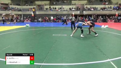 130 lbs Cons. Round 3 - Ivan Woodhull, Northwestern Tigers Wrestling vs Colin Griffin, Holmen Viking Wrestling Club