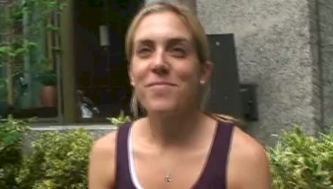 Julie Culley Pre Race - 2009 Reebok Grand Prix