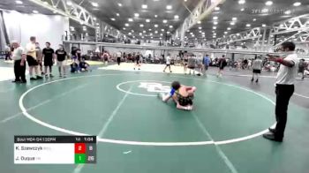 116 lbs Quarterfinal - Ky Szewczyk, BullTrained vs Julian Duque, Triumph