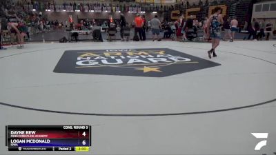 150 lbs Cons. Round 3 - Dayne Rew, Moen Wrestling Academy vs Logan McDonald, Iowa