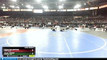 120 lbs Cons. Round 3 - Isaac Muniz, Gonzaga Prep vs Colm McLaimtaig, Priest River