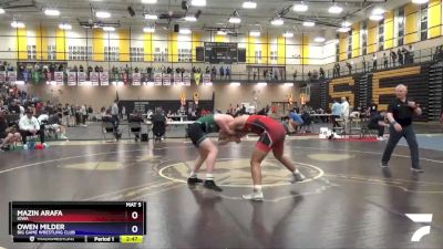 170 lbs Cons. Round 3 - Mazin Arafa, Iowa vs Owen Milder, Big Game Wrestling Club