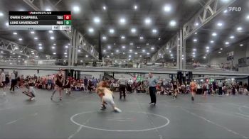 157 lbs Round 4 (8 Team) - Owen Campbell, TDWC Maniacs Blue & Gold vs Luke Unverzagt, Prime WC Black