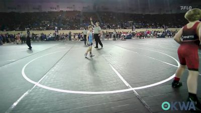 90 lbs Consi Of 8 #2 - Keifer Allred, Hilldale Youth Wrestling Club vs Foster Smith, Division Bell Wrestling