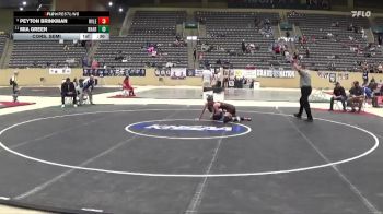 100 lbs Cons. Semi - Mia Green, North Hardin vs PEYTON BRINKMAN, Ryle