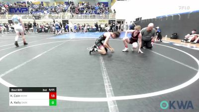 110 lbs Consolation - Logan Darst, Comanche Takedown Club vs Jase Coble, Cowboy Wrestling Club