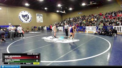 152 lbs Champ. Round 1 - Ruben Marines, Madera South vs Eric Henderson, Atascadero