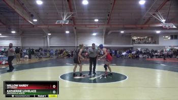130 lbs Cons. Round 4 - Willow Hardy, Jay County vs Katherine Lovelace, WESTERVILLE NORTH