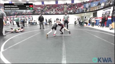 52-55 lbs Rr Rnd 1 - Griffin Phillips, Murray County Takedown Club vs Mason Shumaker, F-5 Grappling